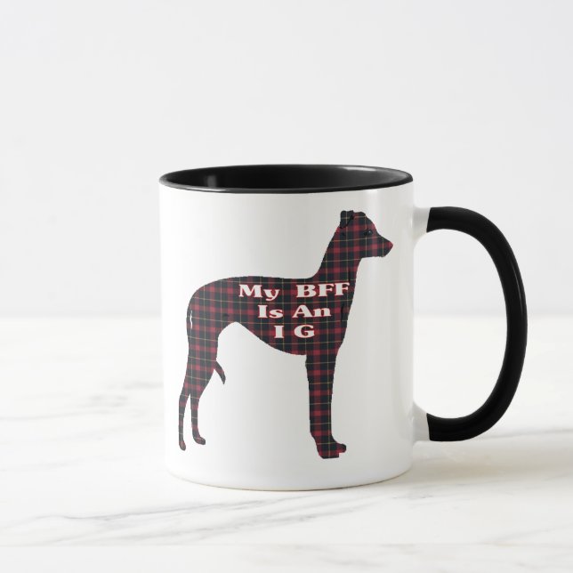 Mug italien Greyhound BFF (Droite)