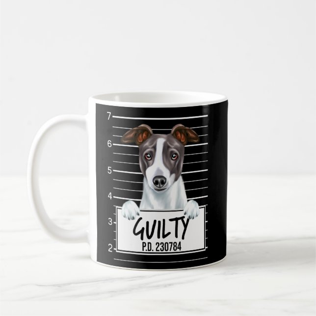 Mug Italien Greyhound Mushot Guilty Chien (Gauche)