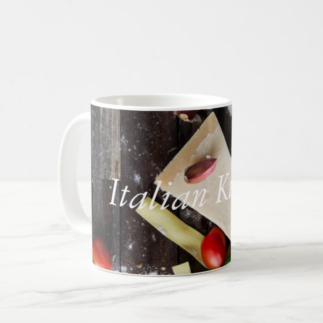 Mug Italien - Personnaliser le texte (Devant gauche)