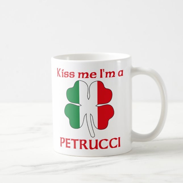 Mug Italiens personnalisés m'embrassent que je suis (Droite)