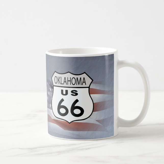 Mug Itinéraire 66 de l'Oklahoma (Droite)