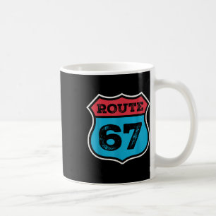 Mug Itinéraire Vintage 67 Six Sept Mème 67e Anniversai