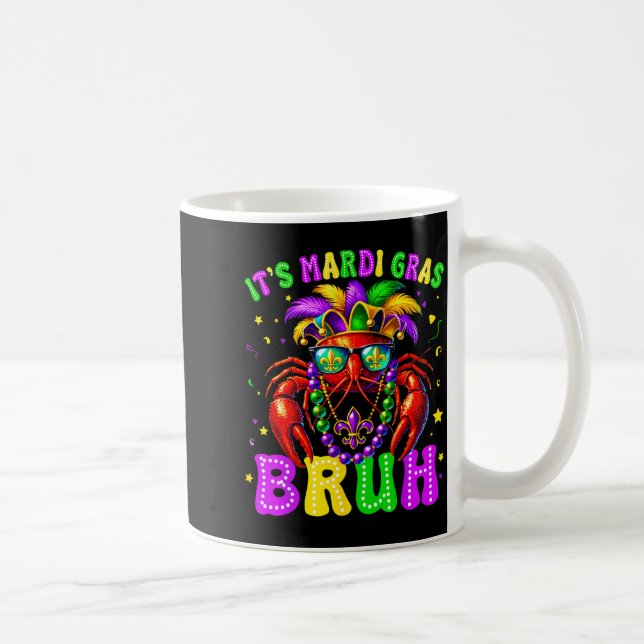 Mug Its Mardi Gras Bruh Funny Crawfish Outfit Boys Gir (Droite)