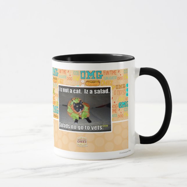 Mug Iz I pas un chat. Iz une salade (Droite)