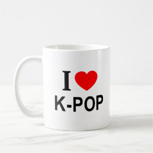 Mug J'❤️ la K-POP J'AIME la K-POP J'ADORE la K-POP