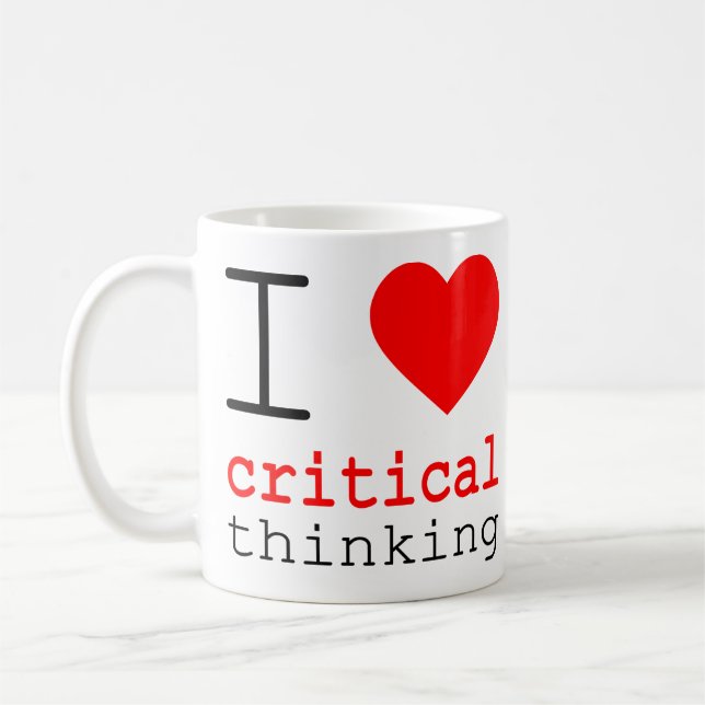 Mug J'❤️ la pensée critique v2 (Gauche)
