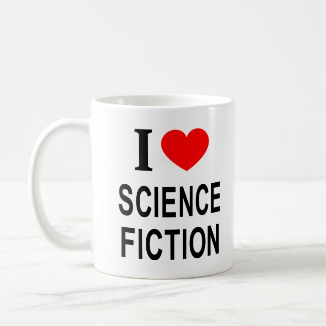 MUG J'❤️ LA SCIENCE FICTION J'AIME LA SCIENCE FICTION  (Gauche)