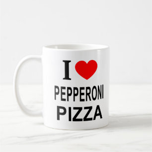 MUG J'❤️ PIZZA AU PEPPERONI J'AIME PIZZA AU PEPPERONI