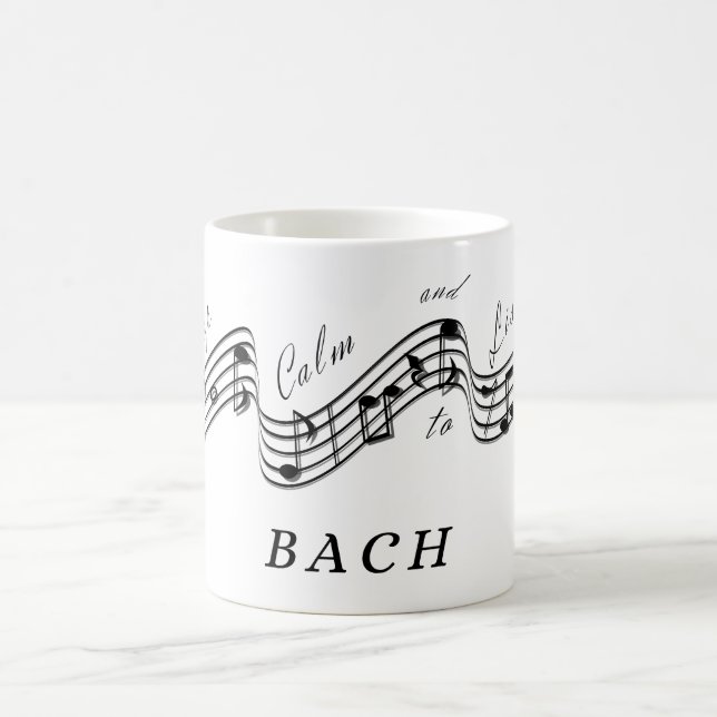 Mug J Sebastian Bach Meilleur compositeur de musique c (Centre)
