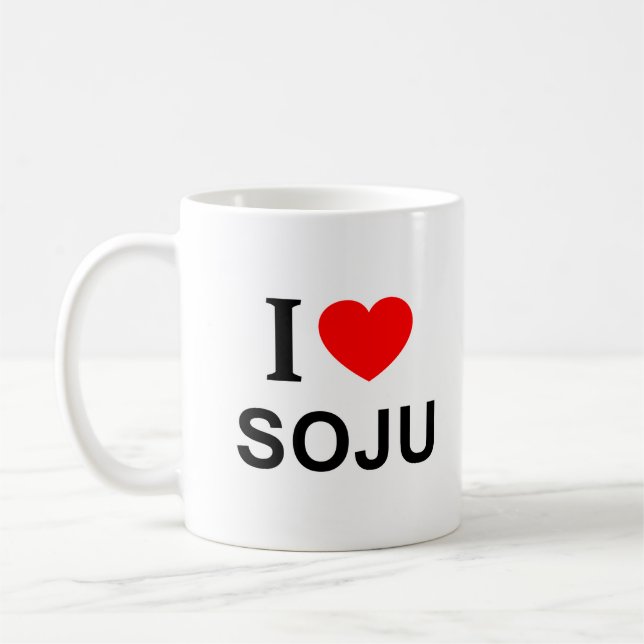 MUG J'❤️ SOJU J'AIME SOJU J'AIME SOJU (Gauche)