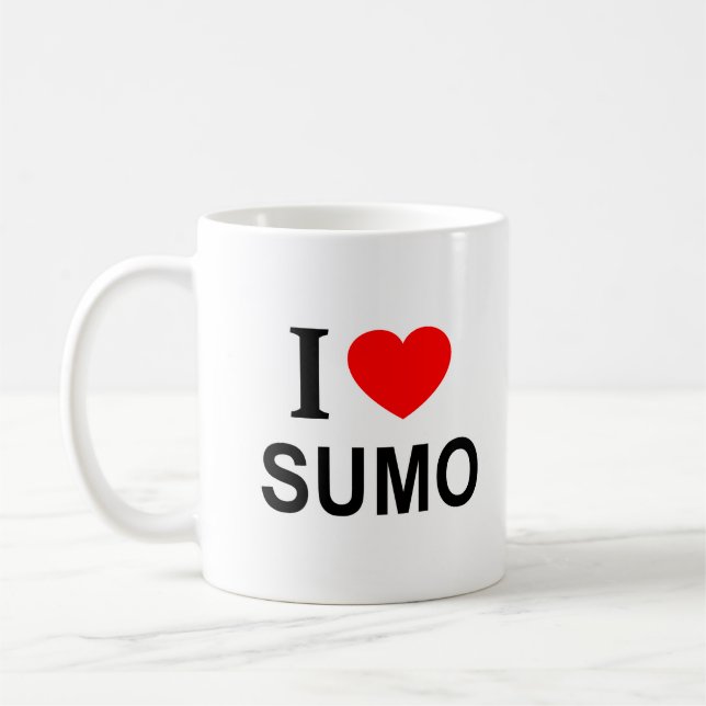 MUG J'❤️ SUMO J'AIME SUMO JE ❤️ SUMO (Gauche)