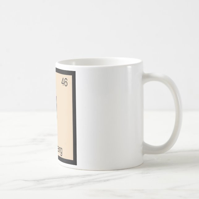 Mug J - Tableau périodique de chimie de fromage de (Droite)
