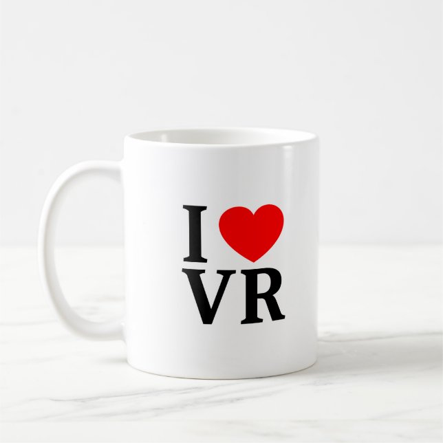 MUG J'❤️ VR J'AIME VR J'AI LE CŒUR VR (Gauche)