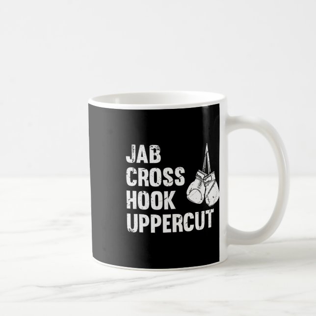 Mug Jab Cross Hook Uppercut Boxing technique de combat (Droite)