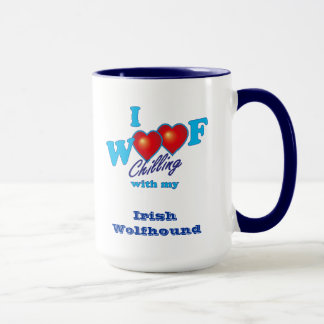 Mug J'aboie le chien-loup irlandais