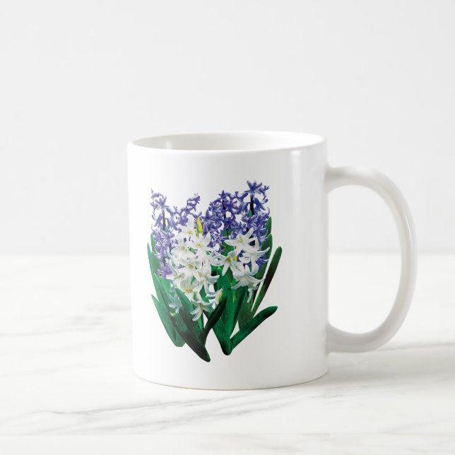 Mug Jacinthe blanche et violette (Droite)