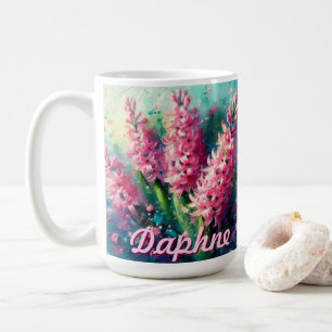 Mug Jacinthe rose Hyacinthe Personnalisé Floral