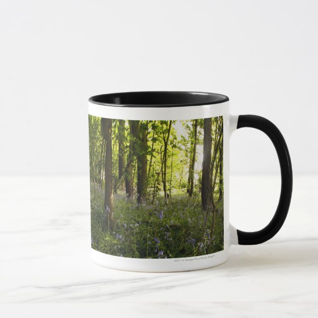 Mug Jacinthes des bois dans une forêt (Droite)