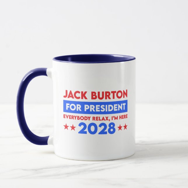 Mug Jack Burton Pour Président 2028 (Gauche)