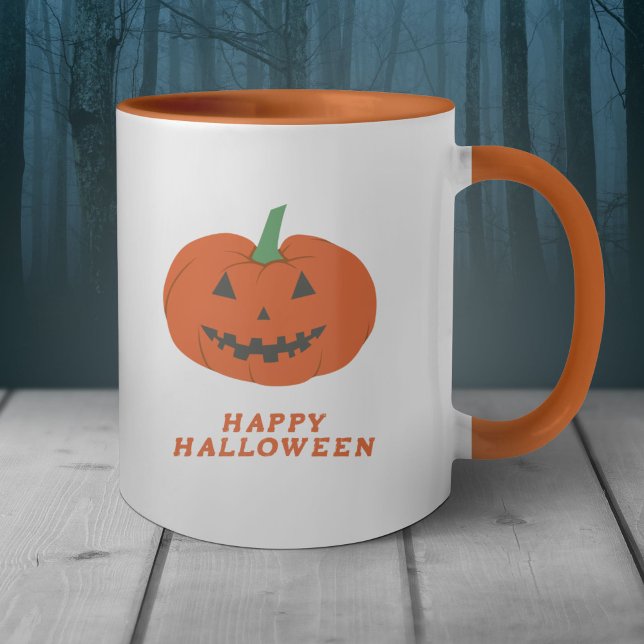 Mug Jack-o'-lantern Mug, Citrouille d'Halloween (Halloween Pumpkin Jack O Lantern Mug)