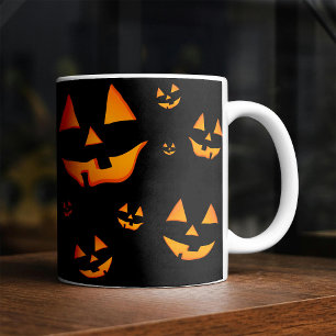 Mug Jack-O-Lantern ou Jack O’Lantern yeux et souriant