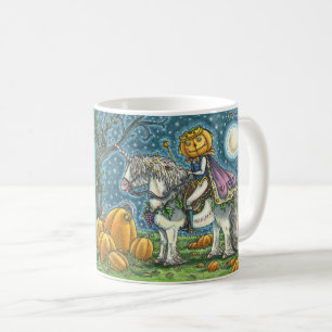 MUG JACK-O'-LANTERN PRINCE SUR SON UNICORN MAGIQUE PON