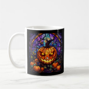 Mug Jack-o'-lanterne en verre tendu : Élégance Éffraya