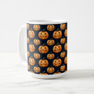 Mug Jack o'Lanterns sur Noir