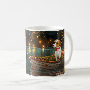 Mug Jack Russell Christmas Festive Voyage