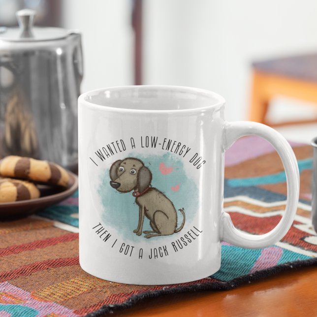 Mug Jack Russell personnalisé propriétaire, maman, pap (Personalized Jack Russell owner, mom, dad, lover Coffee Mug)