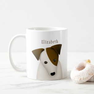 Mug Jack Russell Terrier chien avec inclinaison de têt