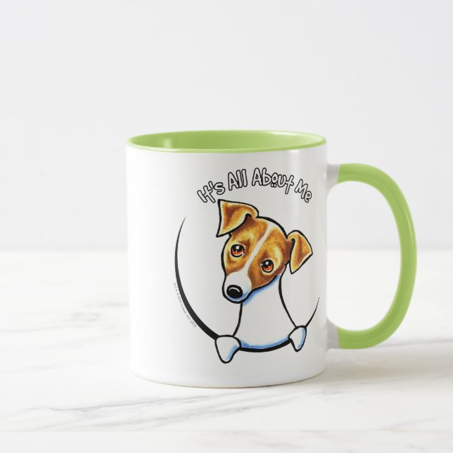 Mug Jack Russell Terrier IAAM Off-Leash Art™ (Droite)