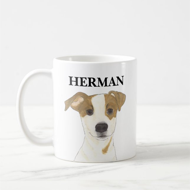 Mug Jack Russell Terrier personnalisé (Gauche)