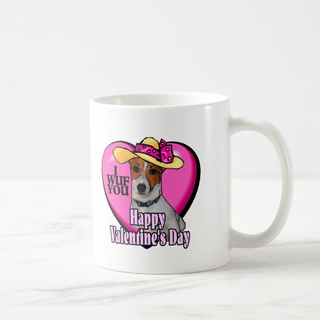 Mug Jack Russell Terrier Valentines (Droite)
