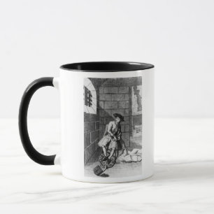 Mug Jack Shepperd dans la prison de Newgate, 1724