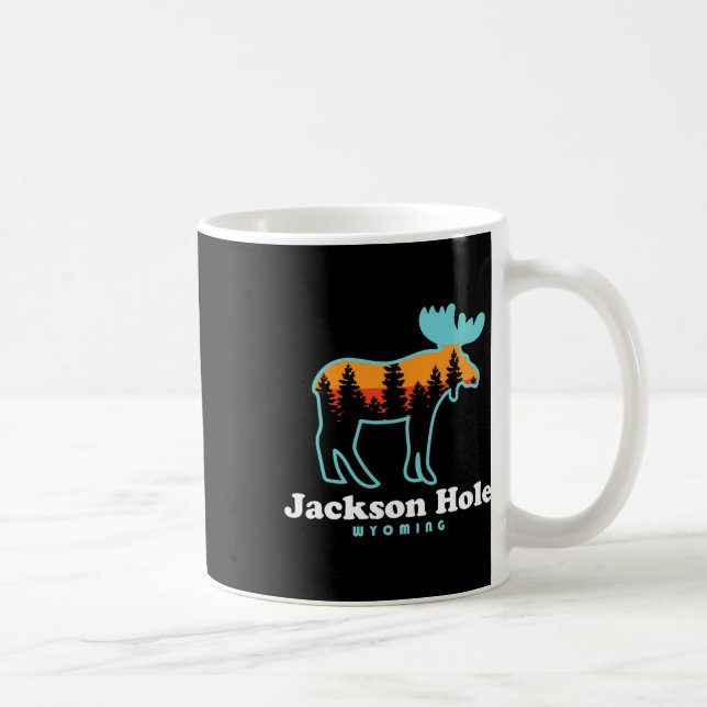 Mug Jackson Hole Wyoming Moose Mountains Grand Tetons  (Droite)