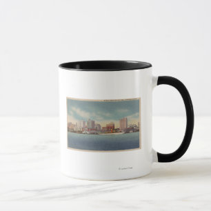 Mug Jacksonville, FL - Vue de l'eau avant et Skyline