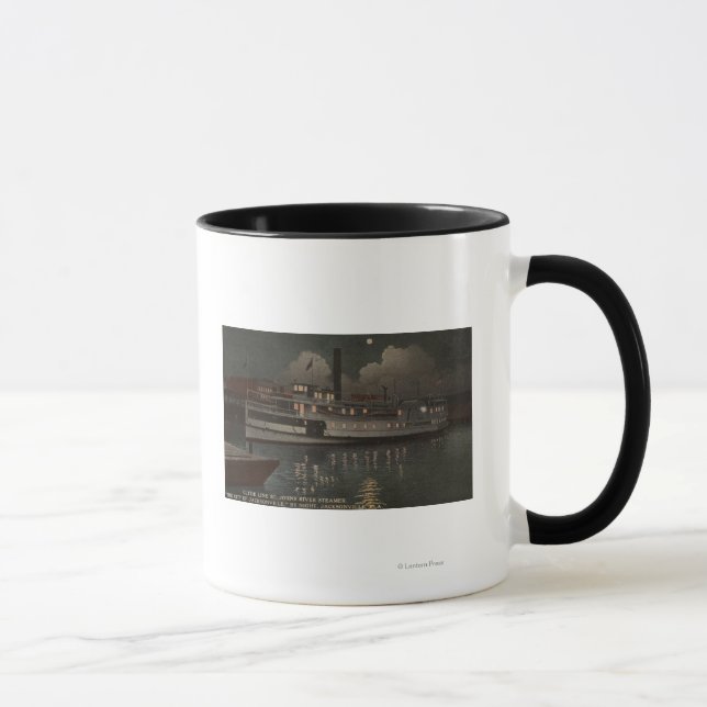 Mug Jacksonville, FL - Vue nocturne St. Johns River (Droite)