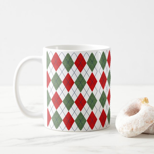 Mug Jacquard de Noël (Avec donut)