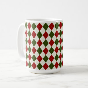 Mug Jacquard de Noël classique Motif