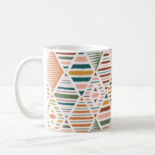 Mug Jacquard tribal ethnique Motif sans âme. Tradition