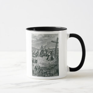 Mug Jacques Cartier installant une croix chez Gaspé