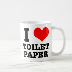Mug J'ADORE (AIME) papier toilette