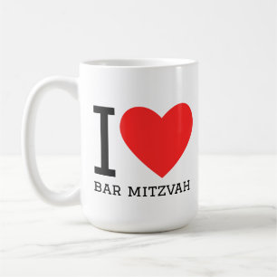 Mug J'adore bar mitzvah