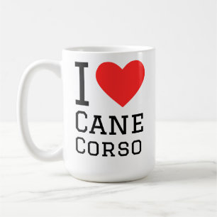 Mug J'adore cane corso