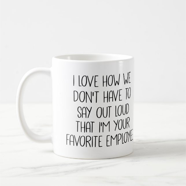 Mug J'adore comment on n'a pas à dire haut et fort que (Gauche)