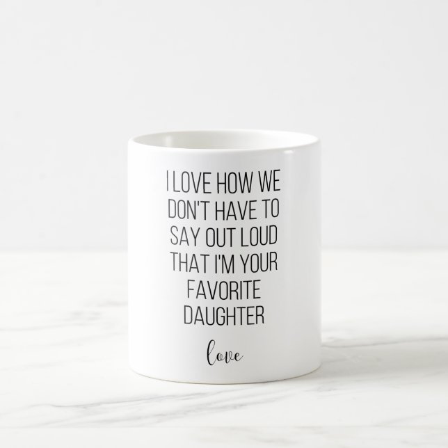 Mug J'adore comment on n'a pas à dire haut et fort que (Centre)