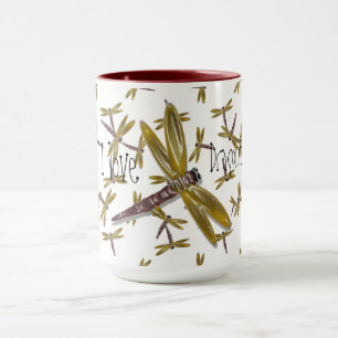 Mug J'adore Dragonflies Digital et Graphics Art