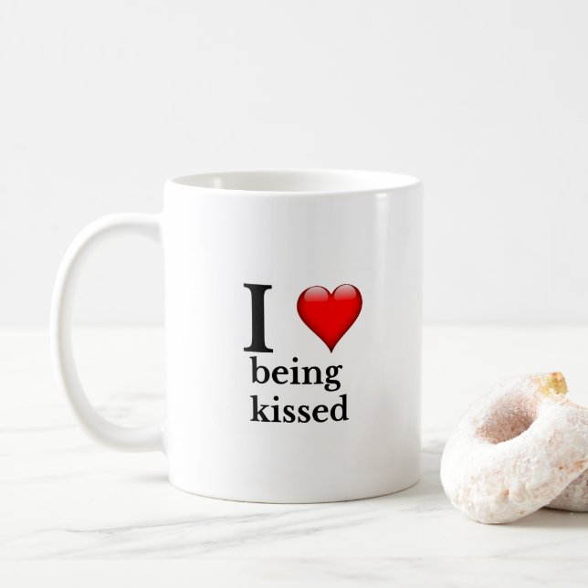 Mug J'adore être embrassé (Avec donut)
