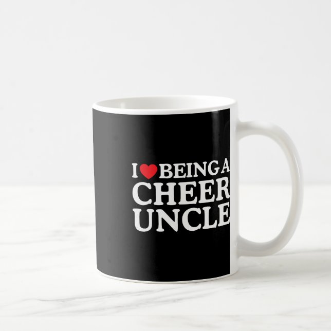 Mug J'adore être un oncle cheerleader Équipe de cheerl (Droite)